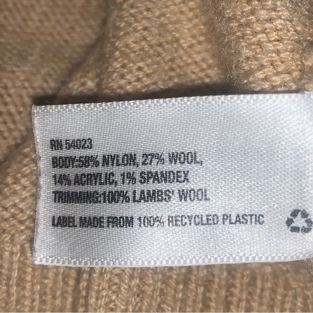 Five Button Wool Gap Patchwork Cardigan Sweater - image 7